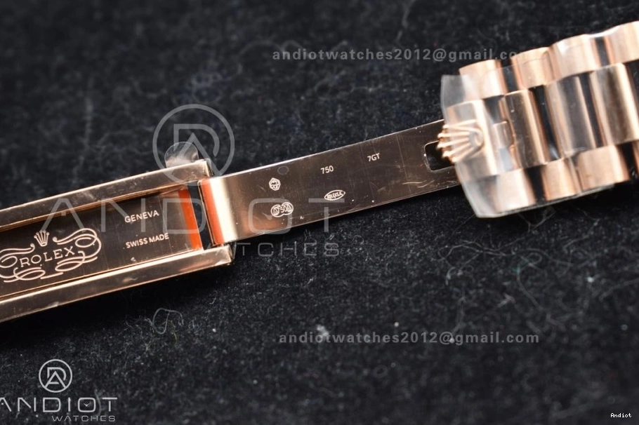 Steel DayDate Crystal A2836 705 GMF 40 Markers Dial Bracelet On President RG 904L V RG Lightweight Plated 0822